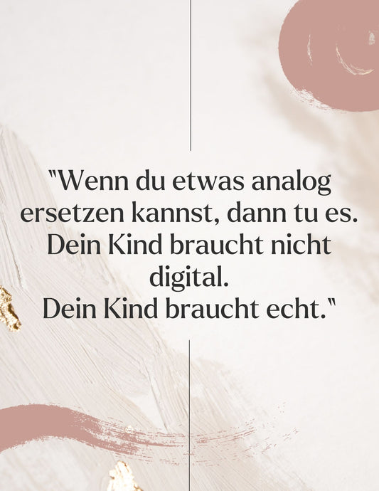 E-Guide „Kinder ohne Handys, Tablets & Co.“