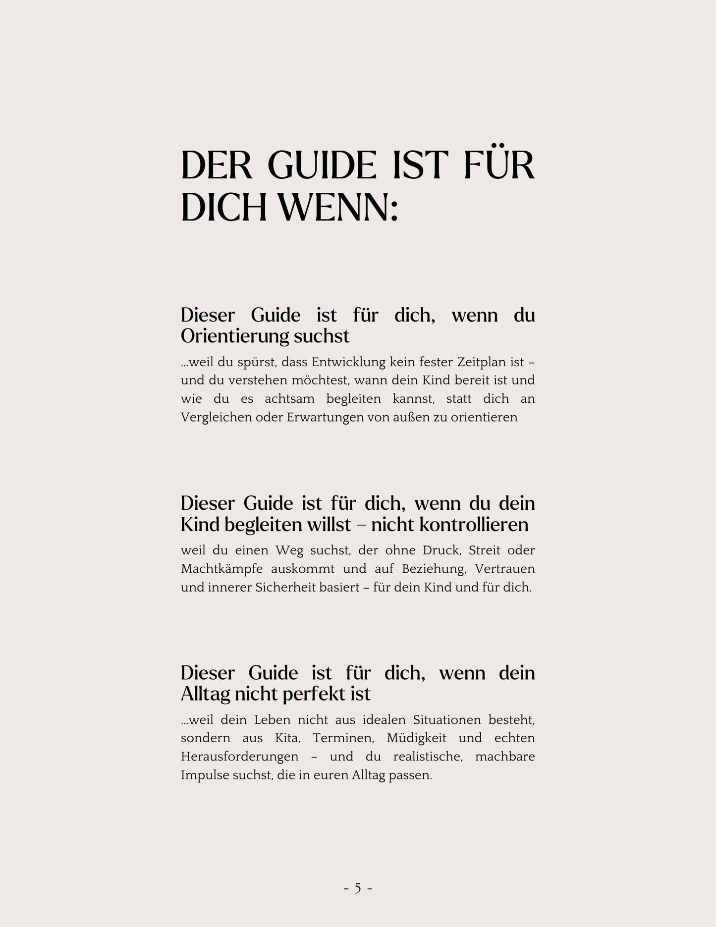 E-Guide „Natürlich trocken werden“