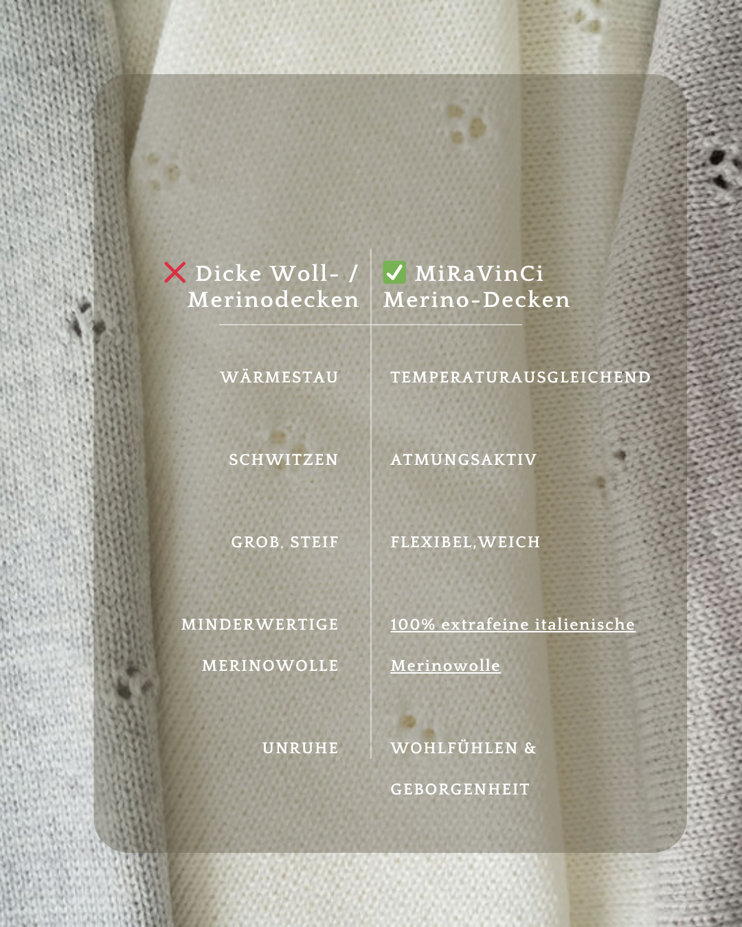 Weiche Babydecke aus 100% Merinowolle - Golden Sand