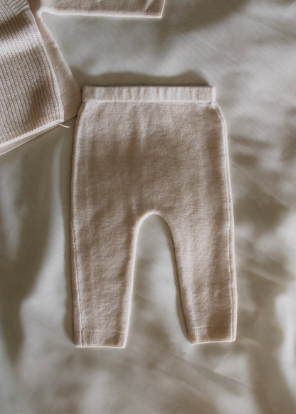Neu: Baby Hose aus Merinowolle - Elfenbein