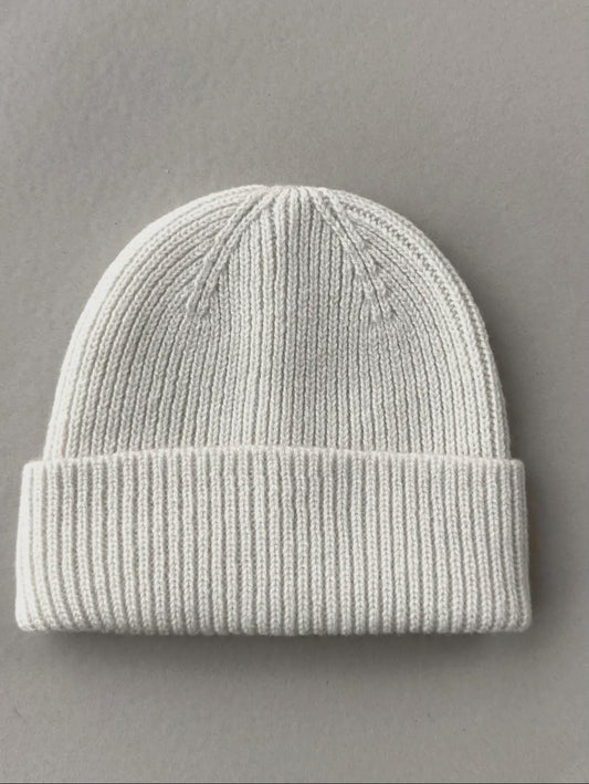 Neu: supersoftes Newborn-Baby-Beanie - Creme [vorbestellen 7-10 Tage Versand]