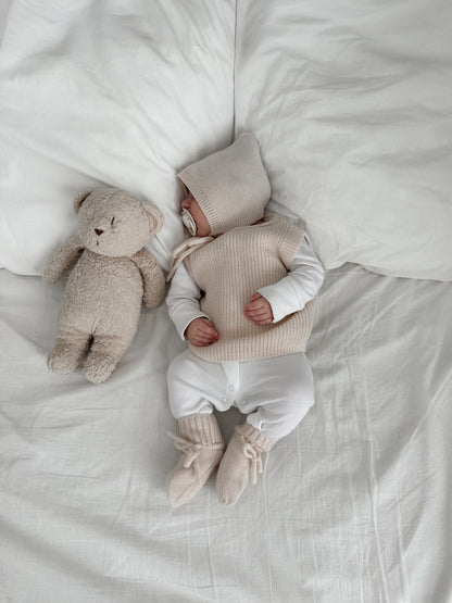 Bundle „Coccola“ - Pullunder, Mütze & Schuhe