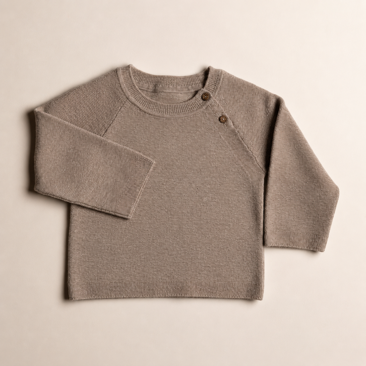Neu: Baby Pullover aus Merinowolle - Camel [Vorbestellen: Versand ab 17.07.26]