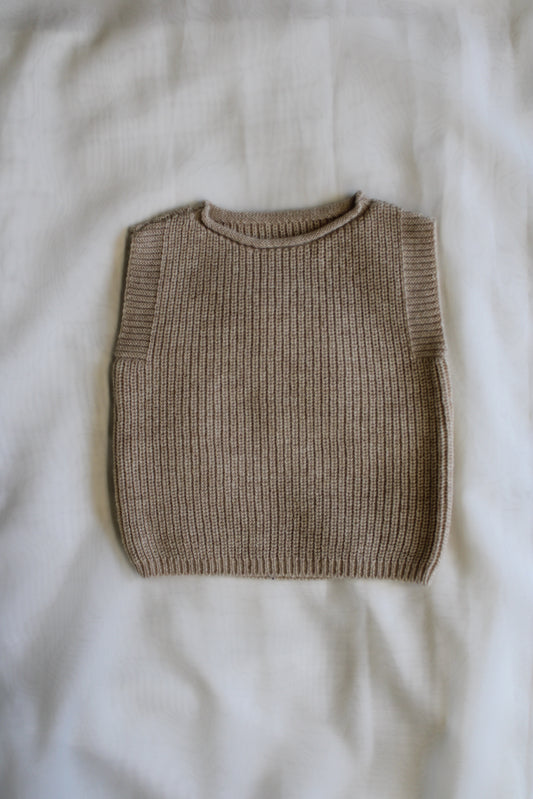 Neu - [Vorbestellen: Versand ab 26.03.26] Baby Pullunder - Golden Sand