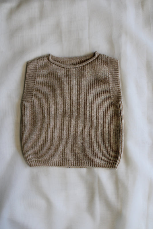 Neu - [Vorbestellen: Versand ab 26.03.26] Baby Pullunder - Golden Sand