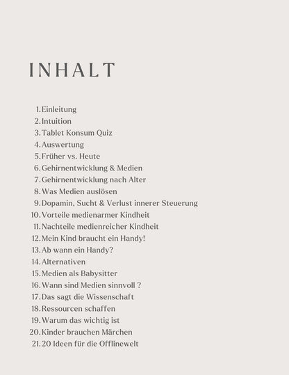 E-Guide „Kinder ohne Handys, Tablets & Co.“