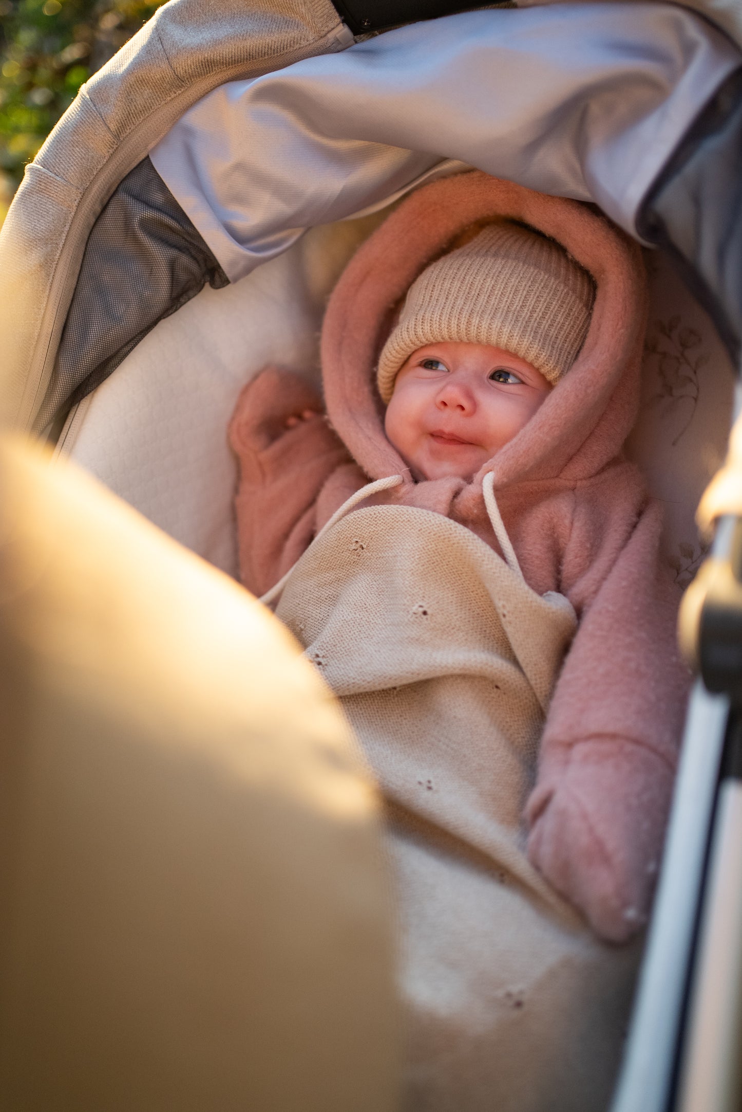 Supersoftes Newborn-Beanie - Golden Sand