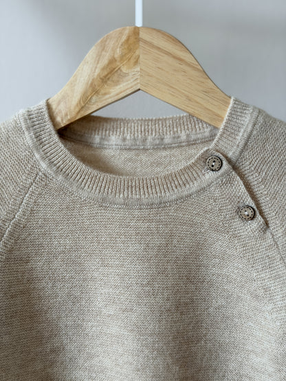 Neu: Baby Pullover aus Merinowolle - Golden Sand [Vorbestellen: ab 17.07.26]