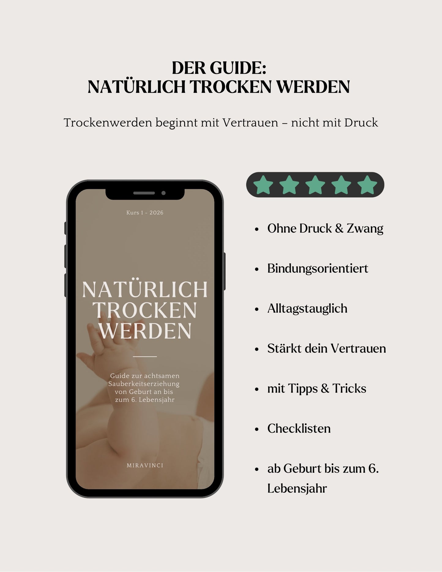 E-Guide „Natürlich trocken werden“