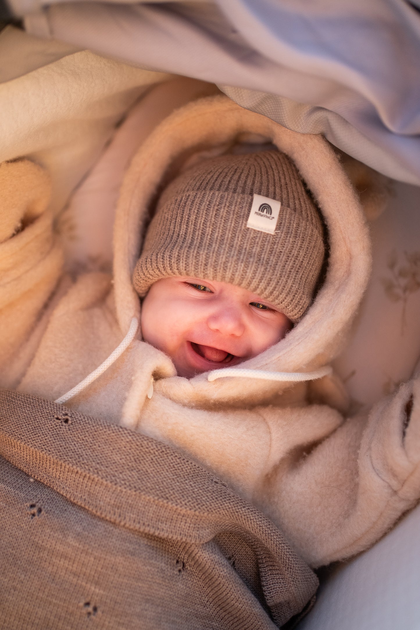 Softes Newborn Beanie - Camel