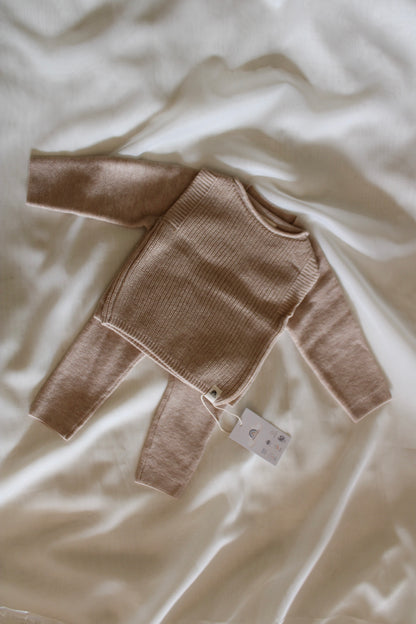 Neu: Baby Hose aus Merinowolle - Golden Sand