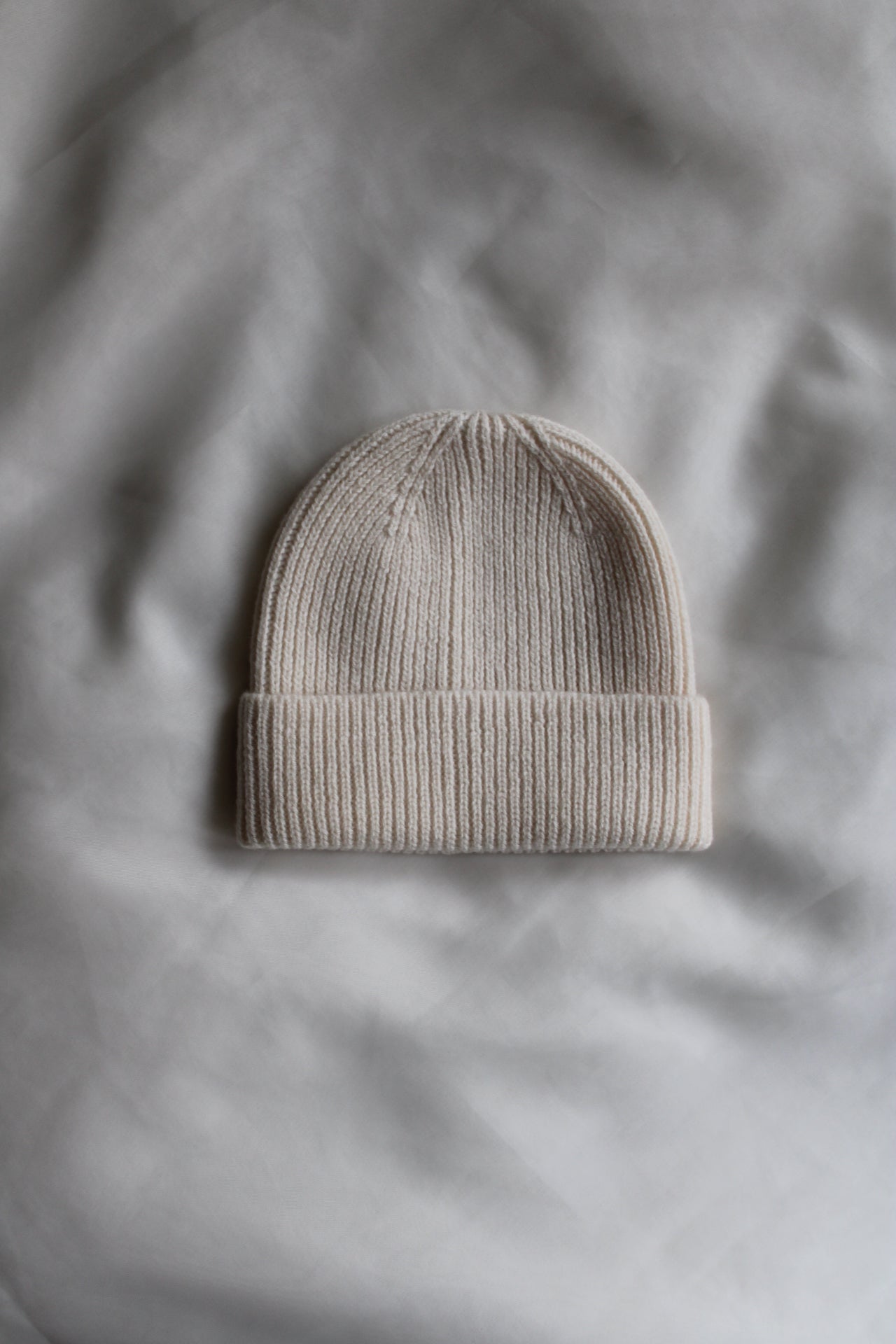 Neu: supersoftes Newborn-Baby-Beanie - Creme [vorbestellen 7-10 Tage Versand]