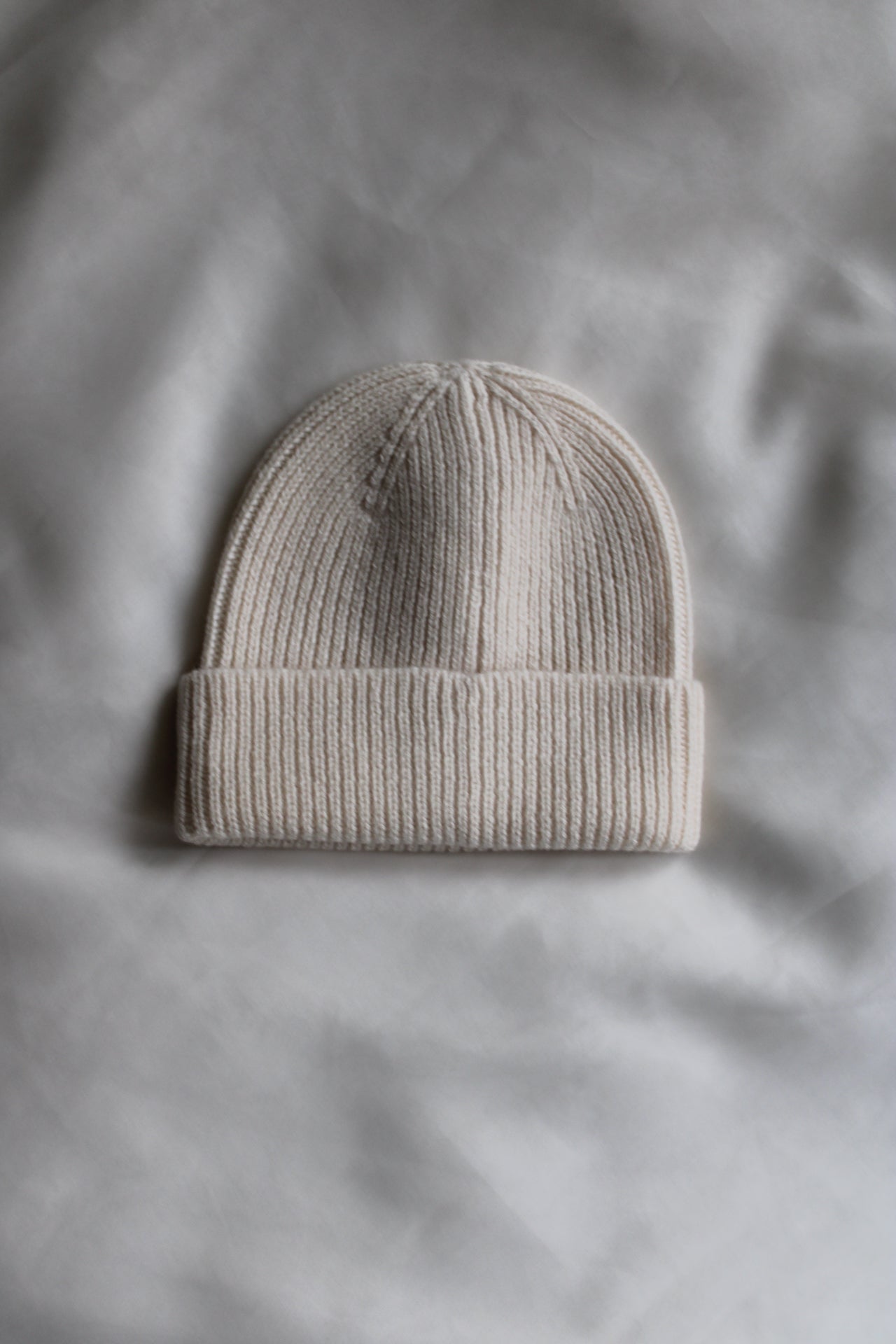 Neu: supersoftes Newborn-Baby-Beanie - Creme [vorbestellen 7-10 Tage Versand]