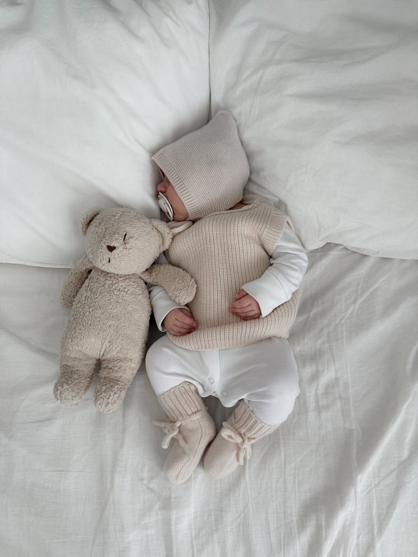 Bundle „Coccola“ - Pullunder, Mütze & Schuhe