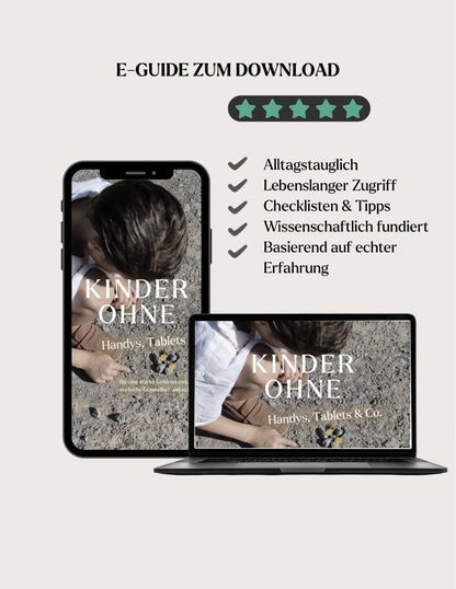 E-Guide „Kinder ohne Handys, Tablets & Co.“
